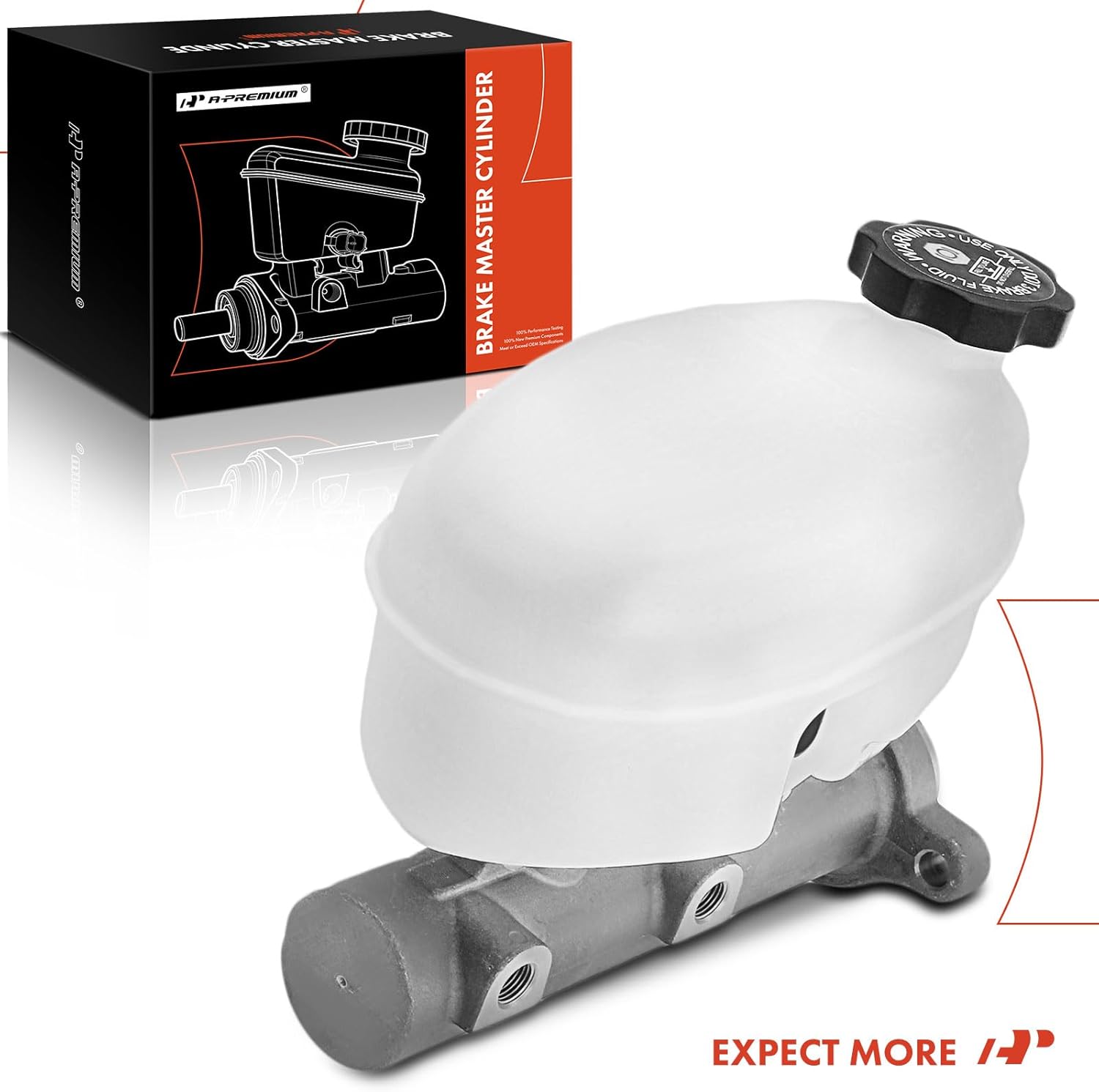 A-Premium Brake Master Cylinder Compatible with Chevy and GMC Vehicles - Avalanche 1500/Silverado 1500 HD 2003, Silverado 1500/Tahoe/Sierra 1500/Yukon 2003-2004, Suburban 1500/Yukon XL 1500 2003-2006