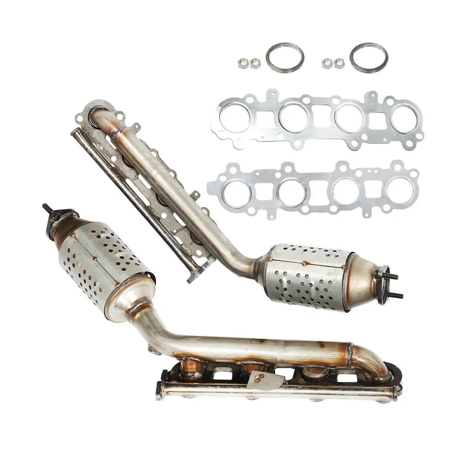 2 Szt. Katalizatorów Pasuje Do Toyoty 4Runner 2005-2009, Lexusa GX470 V8 4.7L 17150-50050 17140-50060 Uniwersalny katalizator z wlotem/wylotem