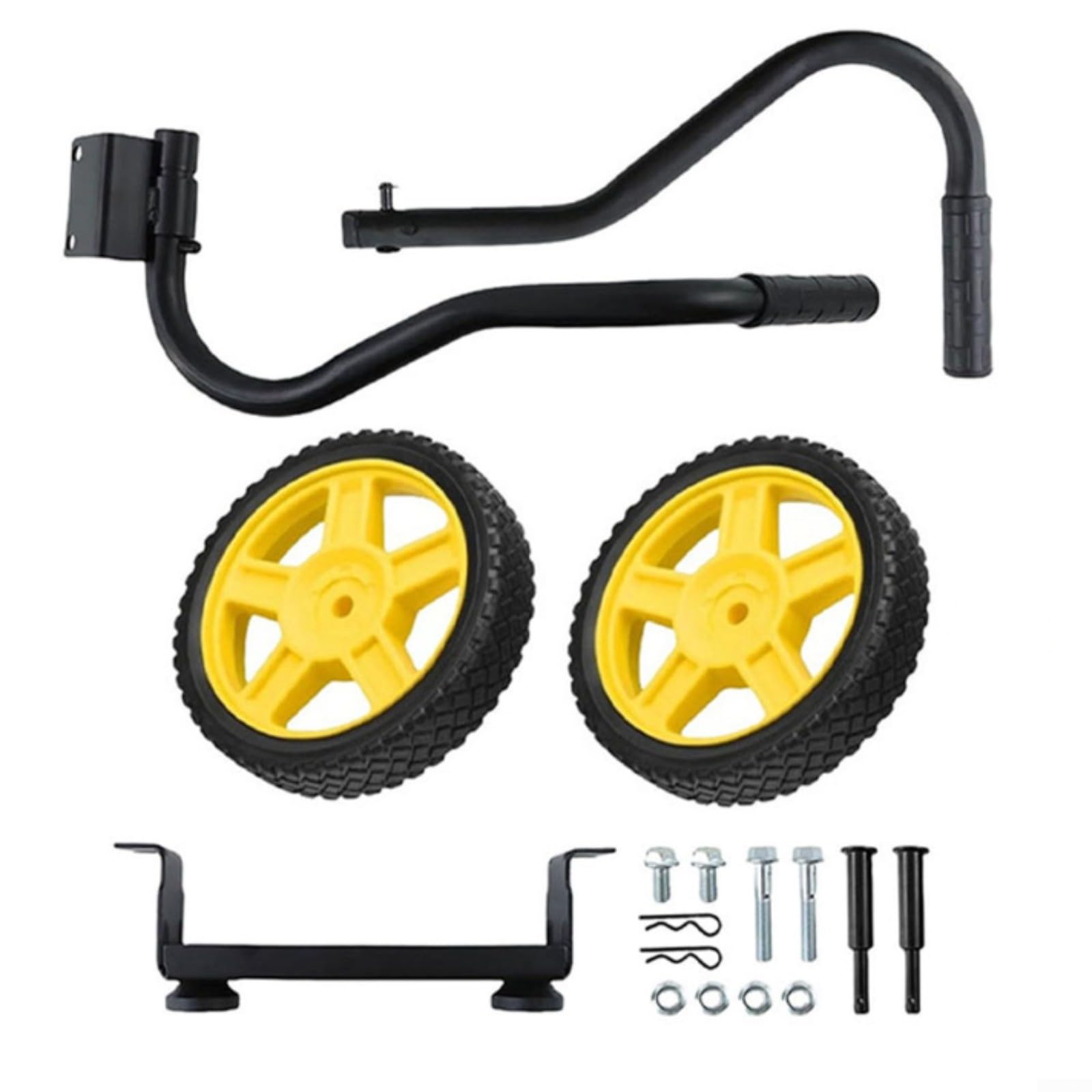 Kit de rueda de generador con neumáticos resistentes y asa para un fácil transporte, compatible con modelos de 2800-4750 vatios