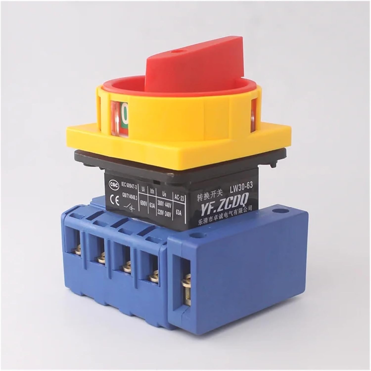 YMD11-40 LW30-40A/5P Disconnect Switch Silver Contact Three-Phase Five Wire Load Isolation Power Cut-Off Rotary Cam Switch