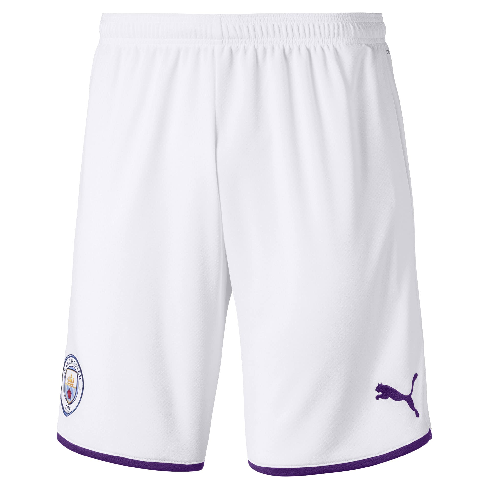 PUMA Herren MCFC Shorts Replica White-Tillandsia Purple, M