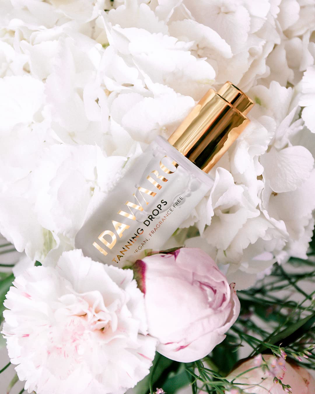 IDA WARG Gotas bronceadoras | Tanning Drops Face para obtener el mejor resultado Añadir a tu crema de noche y día favorita | 100% vegana y libre de crueldad | 45 ml