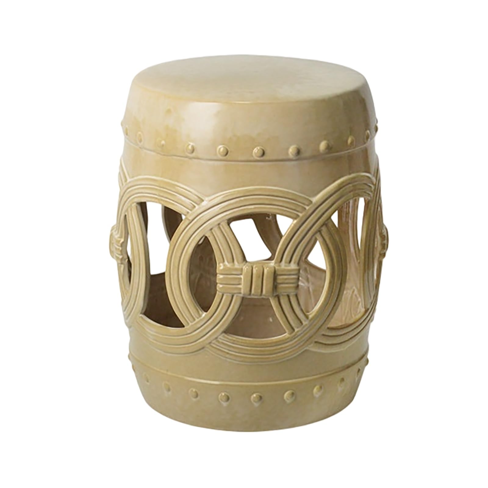 Taburete de jardín de cerámica KAXLDHH, soporte resistente exterior