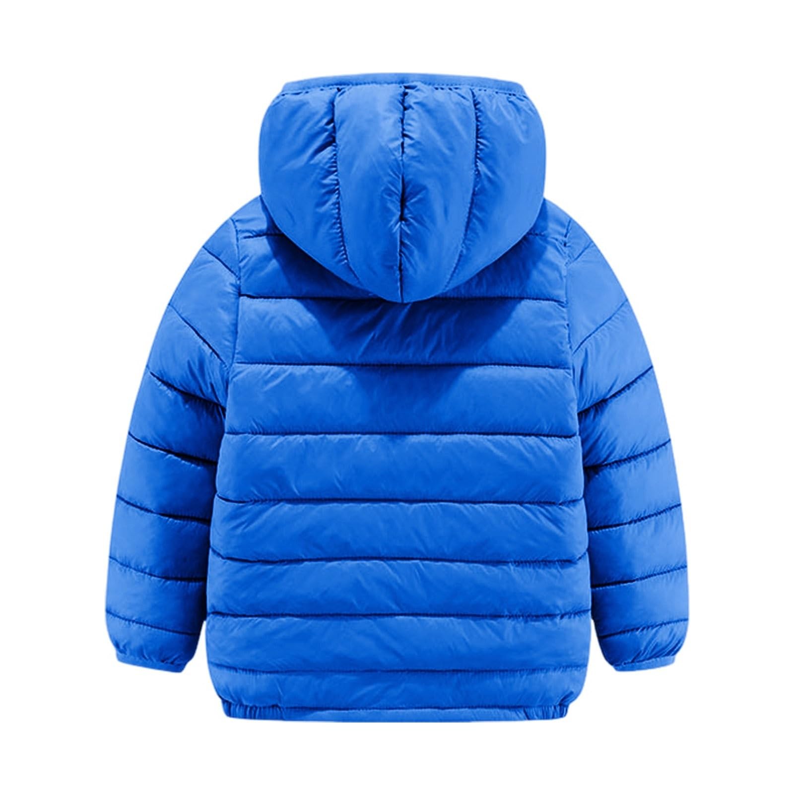 Winterjacke Mädchen und Jungen Leichte Daunenjacke Kinder Leichtgewichtige Warme Softshelljacke Steppjacke Puffer Jacke Herbst Mit ReißVerschluss Winddicht Kapuzenjacke Winter Freizeitjacke