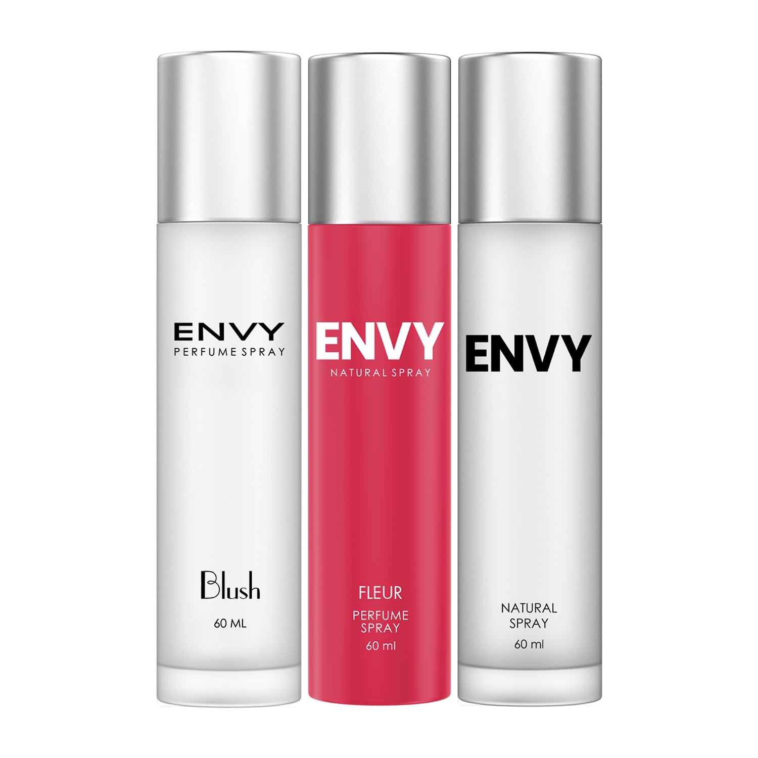 ENVY Natural Women, Blush & Fleur Perfume - 60 ML Each, Pack of 3 | Long Lasting Perfume For Women-image-18
