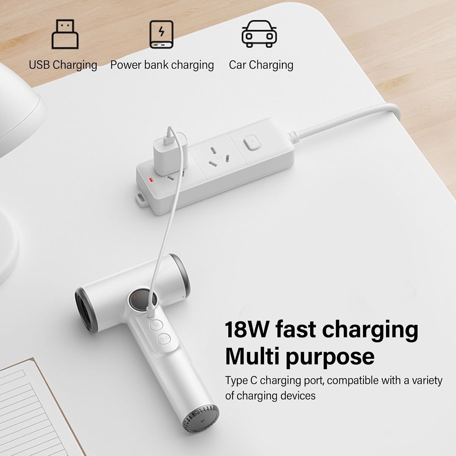 Dpofirs ワイヤレスヘアドライヤー、USB Cロード付き200W 15600MAHバッテリー、25ステップ冷たい熱気、キャンプ スカルプドライヤー プロ | YA-MAN TOKYO JAPAN | ヤーマン株式会社