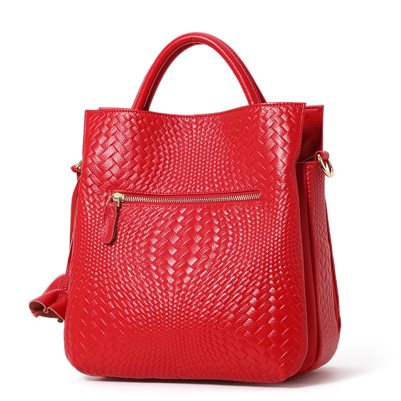 Genuine leather women's 2025 handbag women's large versatile shoulder atmospheric cowhide mother crossbody bag4