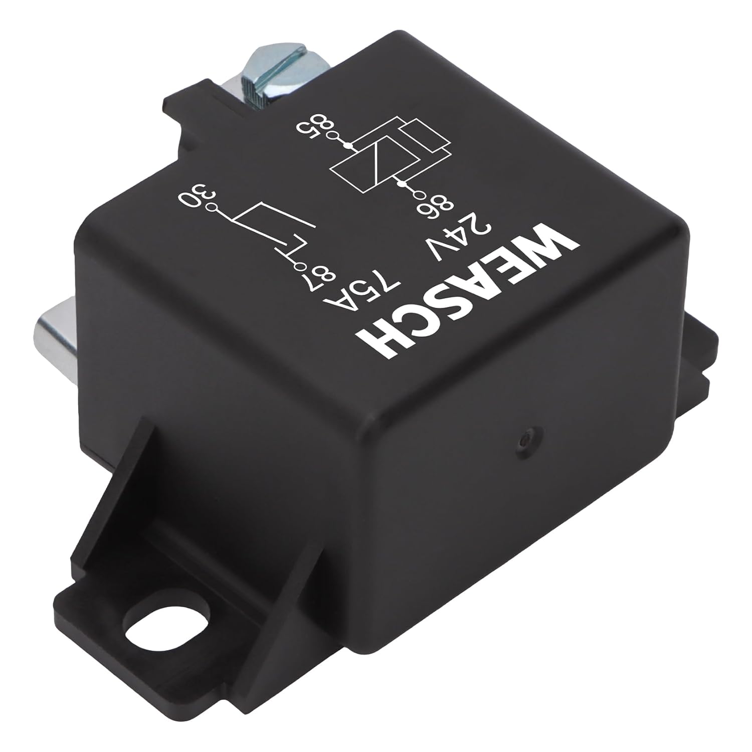 2 Pack Normally Open Power Relay, 24V 75A, Replaces Starter Relay 0332002258, Single Output (2)