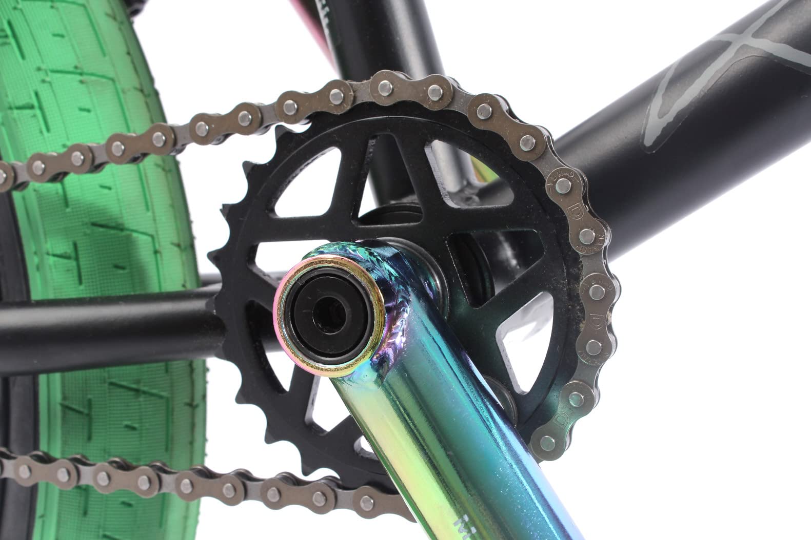 KHE BMX Bicicletta CENTRIX 20 pollici brevettato Affix Rotor solo 10,5 kg nero opaco