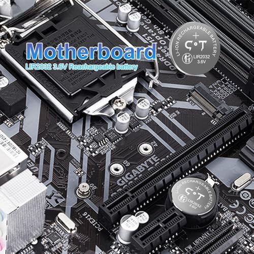 Baterías Recargables LIR2032 CTYOUNG 3.6V Paquete 4 pcs miniatura 5