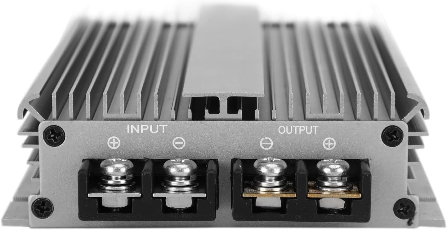 Areyourshop 12V to 36V 20A Step-Up Power Supply Converter Regulator for Car, Waterproof Aluminum 20A DC-DC 12V Step Up to 36V Power Supply Converter