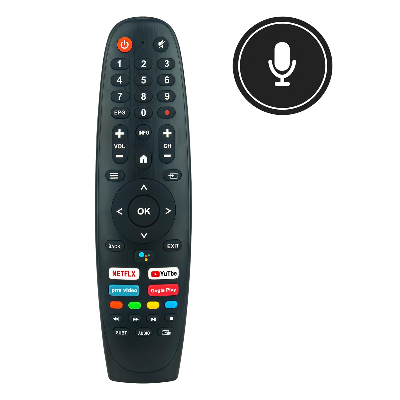 Telecomando Originale JVC RM-C3174 (504Q2220104) Per TV LCD – Con 2 Batterie AAA Incluse