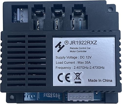 Miniatura 2 de JR1922RXZ 2.4G Control remoto y receptor, para niños, caja de control de 12 V, accesorios de placa base, piezas de repuesto para automóvil