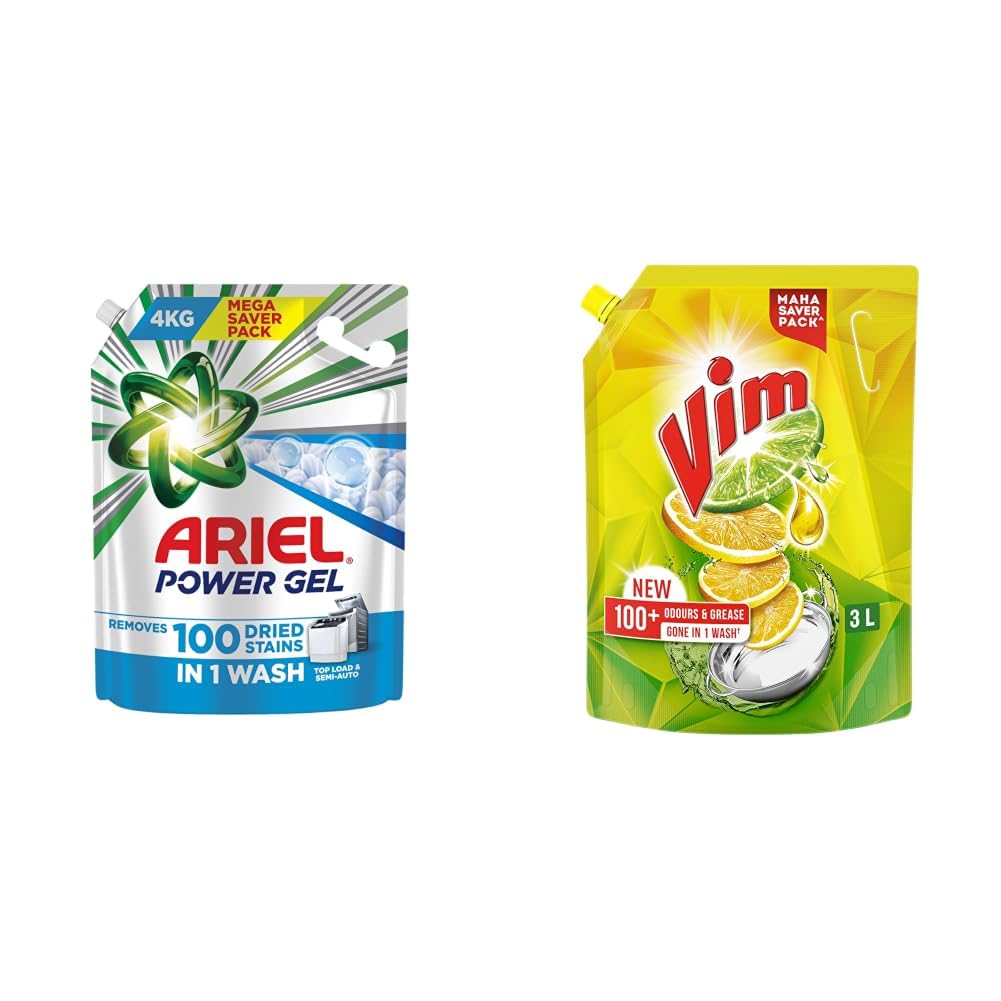 Ariel Power Gel Liquid Detergent for Top Load & Semi Auto – 4kg | Removes 100 Dried Stains in 1 Wash | Faster Dissolving | Long-Lasting Fragrance | Color Protection | At the price of Powders-image-8
