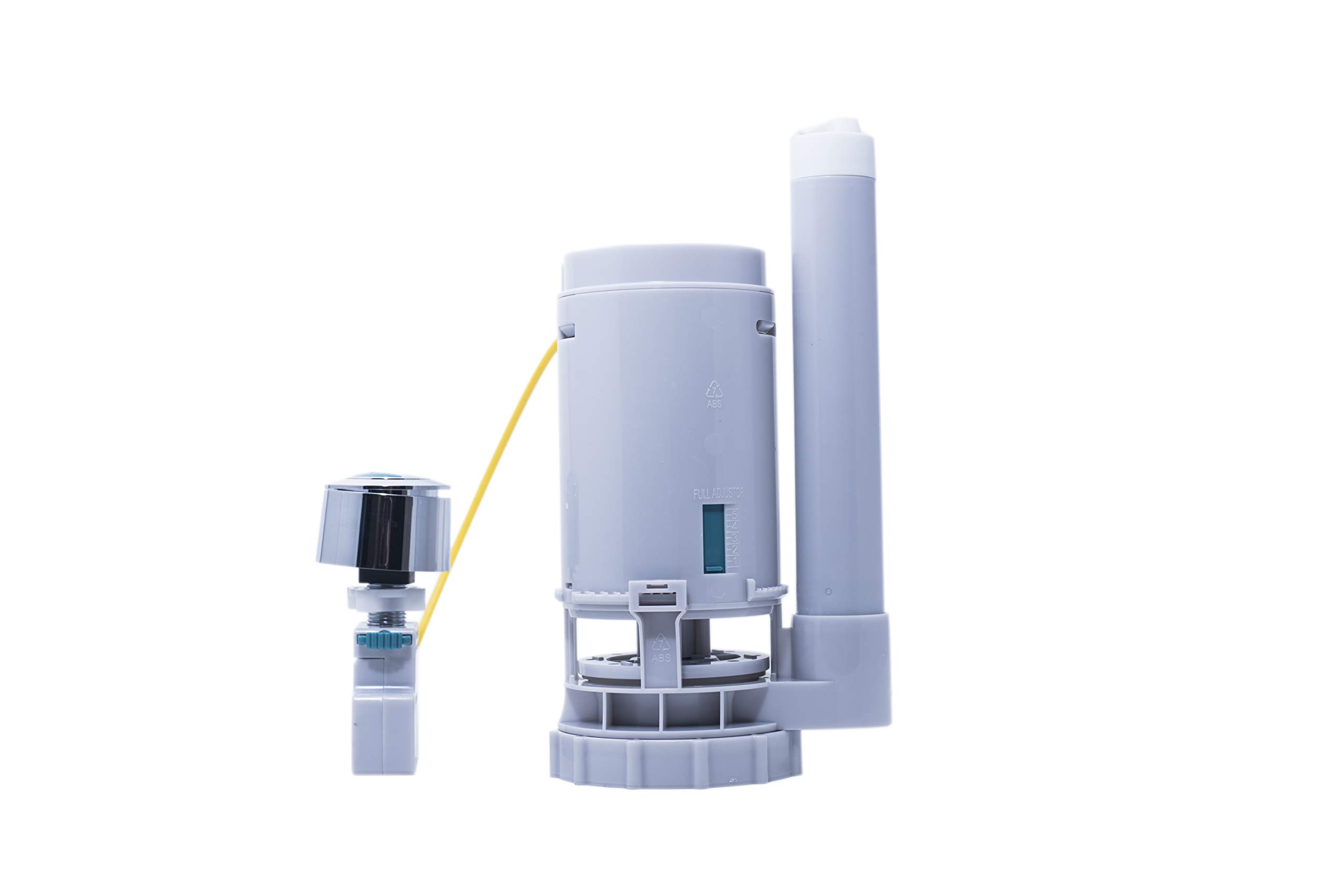drena - Grifo Cisterna WC Doble pulsador +Cable Blanco