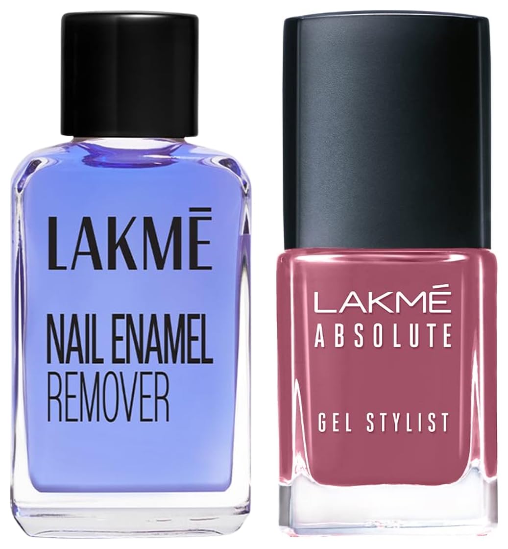 Lakme Absolute Gel Stylist Vintage Romance & Lakmé Nail Color Remover, 27ml-picture-10