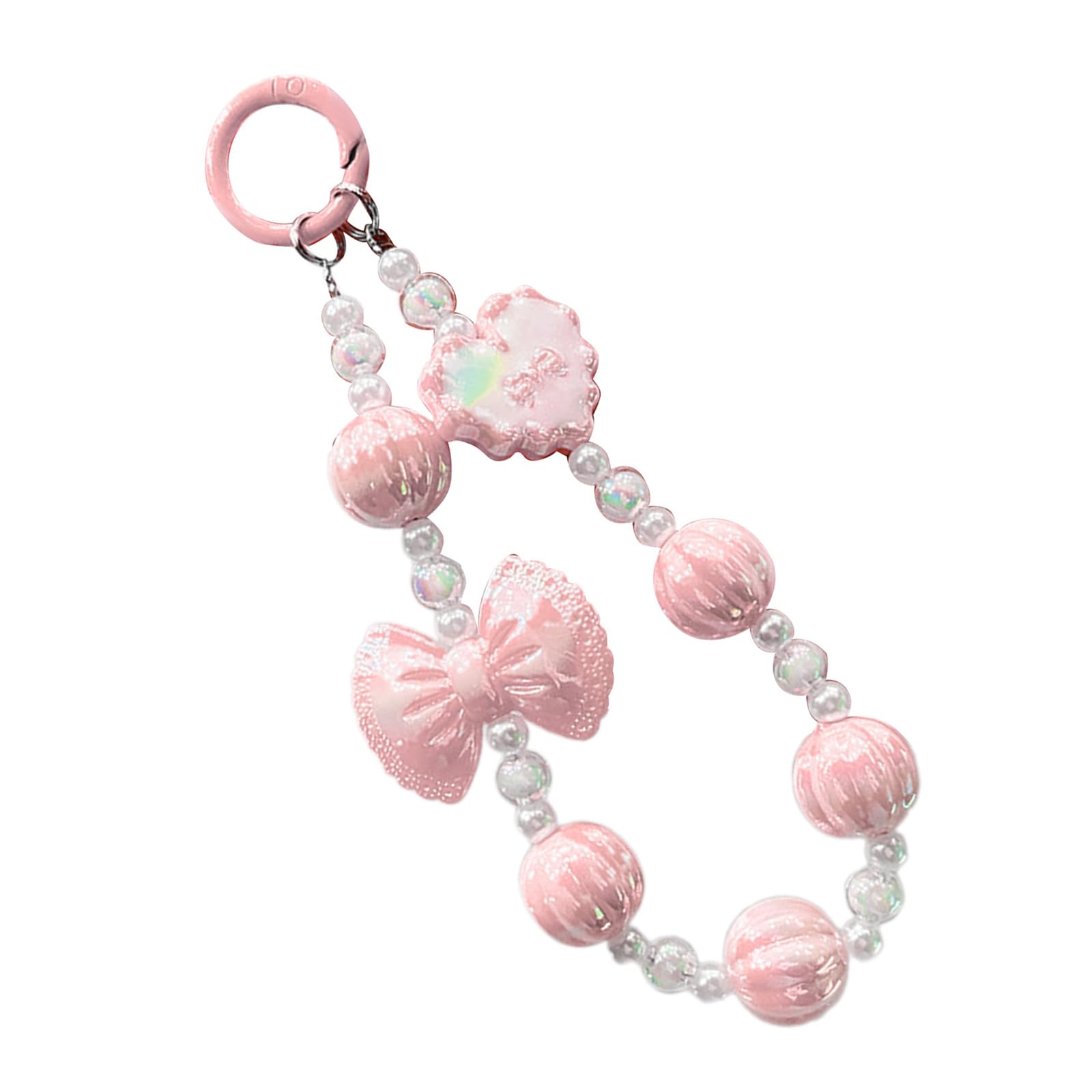 XuQiZZpp Elegant Handmade Beaded Keychain Pendant Chain Strap Fashion Cellphone Rope Women Telephone Lanyard Jewelry