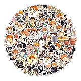 100 Pack Japanese Anime Haikyuu Stickers, Waterproof Stickers for Motorcycles, Skateboards, Laptops, Car, Luggage Cases, Water Bottles etc.