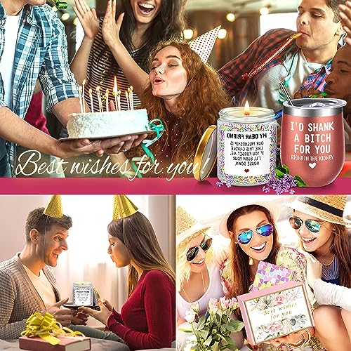 Birthday Gifts For Women Best Friends, Friendship Gifts For Women Bff Gifts Birthday Gifts For Friends Female, Sister Gifts From Sister Lavender Scented Candles Funny Gifts For Women, Her, Friends… #TOP6