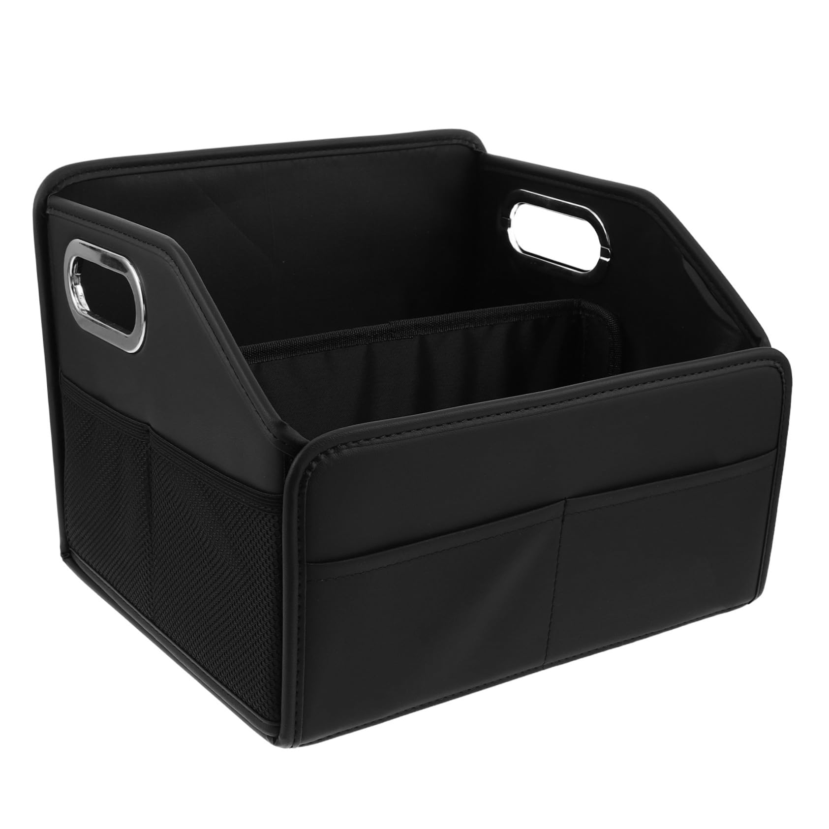 Cabilock Organizador Maletero Coche Plegable con Asas Reforzadas Múltiples Compartimentos para Suv Caja Almacenamiento Resistente y Portátil