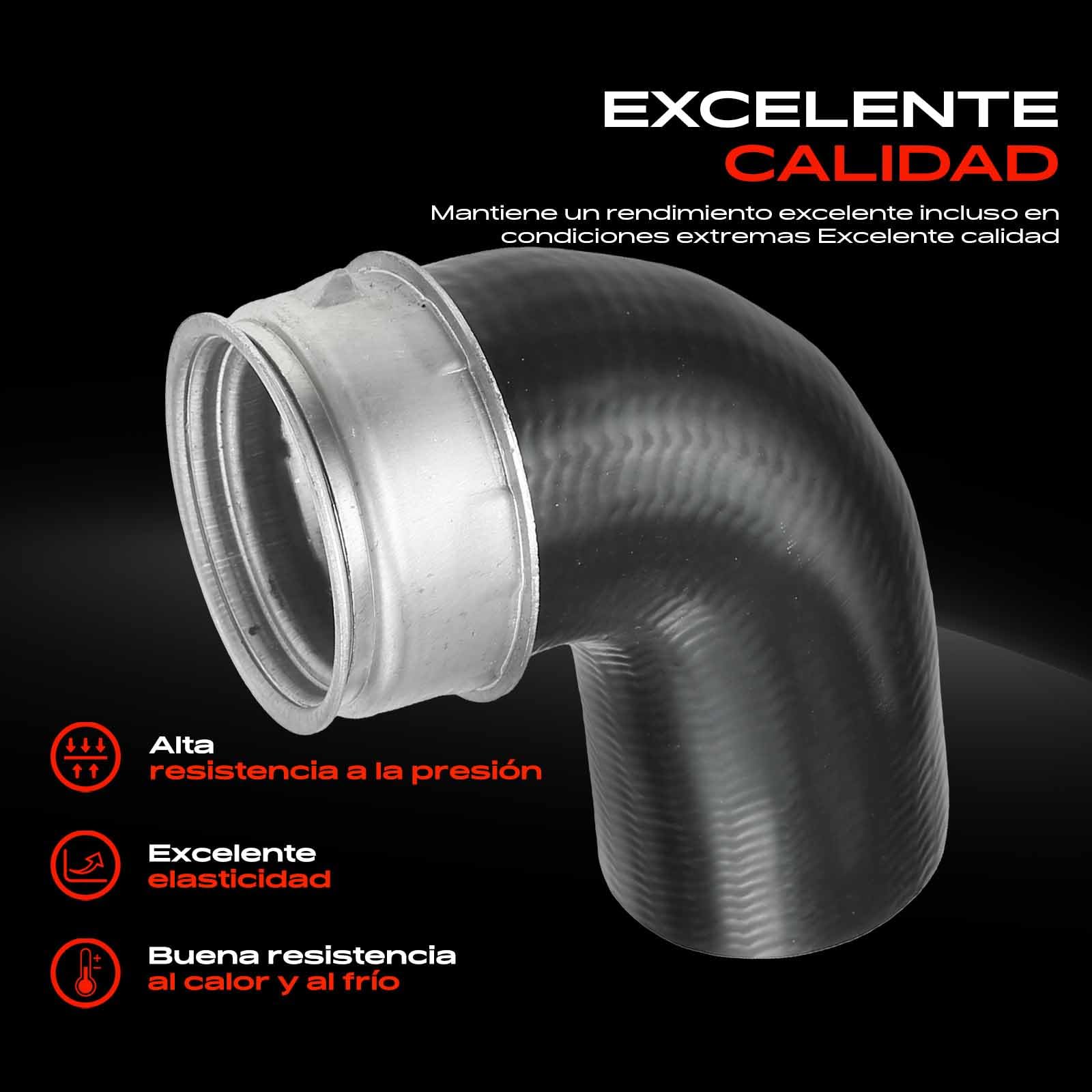 Frankberg Manguera de aire de admisión manguera del turbo 3B0145838A | Compatible con: A4 8EC, P.a.s.s.a.t Variante 3B6, P.a.s.s.a.t 3B3, A4 Avant 8ED, A4 8E2, Excelente I 3U4