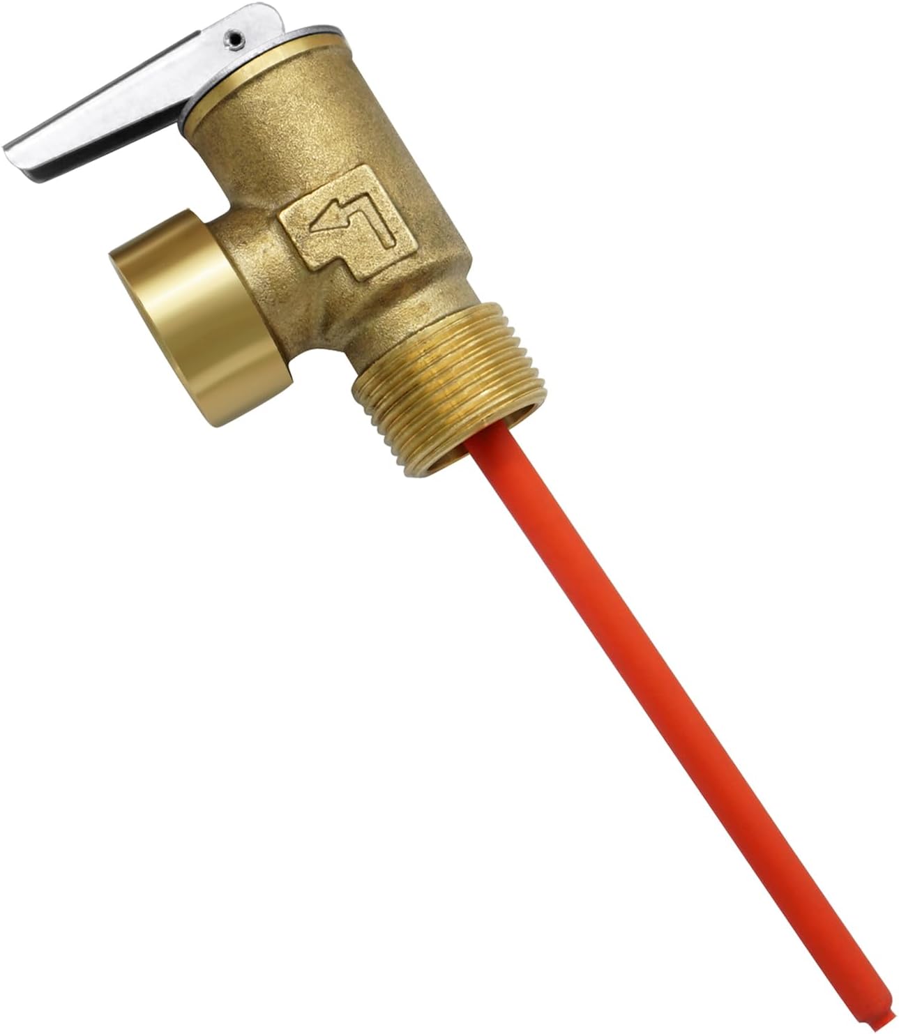 RV Water Heater pressure relief valve with Extended Probe Fits for Suburban 3/4" NPT Thread Temperature and Pressure Relief Valve for Hot Water Parts(150 PSI)