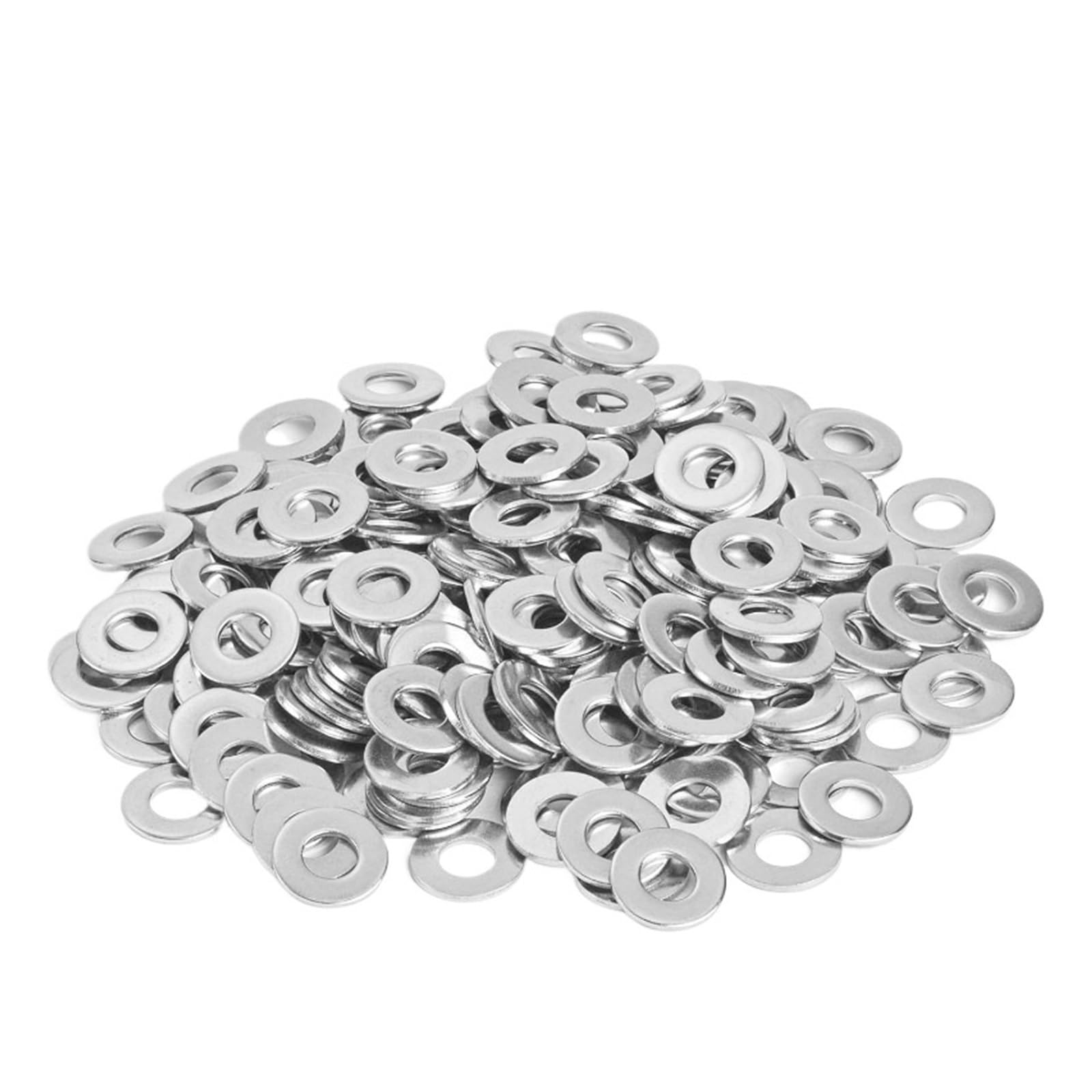 1/5 Box Edelstahl-Flachscheiben, Metall-O-Ringe, Dichtungen, Zubehör for Schrauben und Bolzen, Sortiment(400pcs(5box))