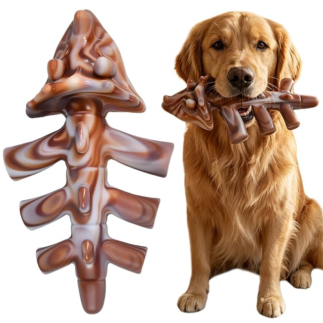 Foto 7 de 7 de EAAGHK Juguetes Perros Indestructible, Juguetes Masticables para Perros de Nailon de Grado Alimenticio