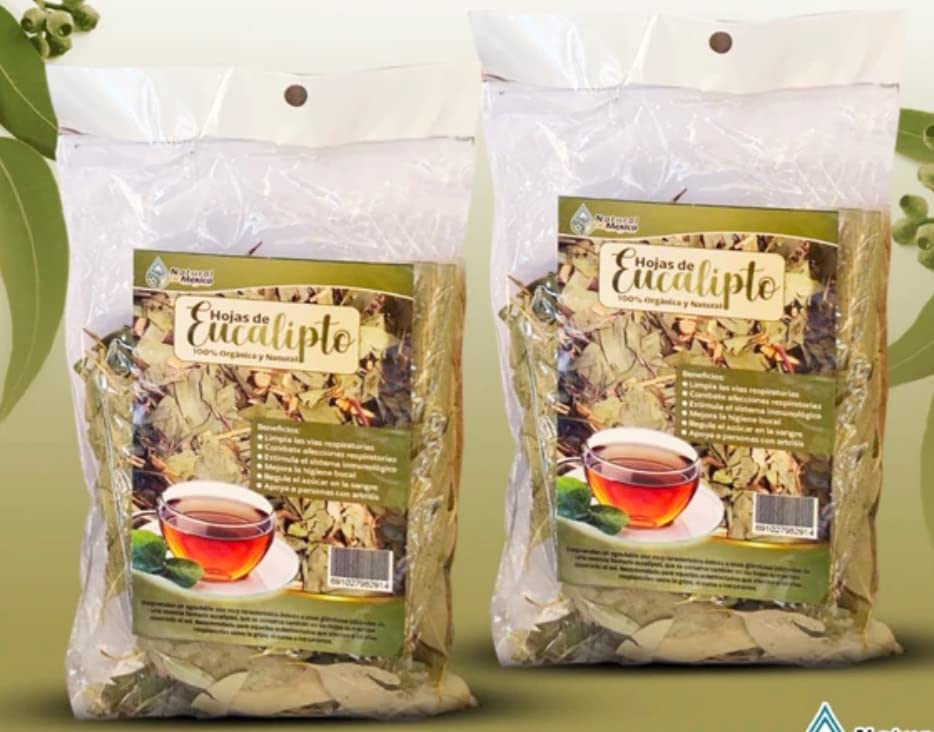 Hojas de Eucalipto Té 8 oz-227g (24) Hojas de Eucalipto