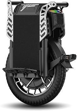 King Song F22PRO Electric Unicycle, Upgraded 180km Range EUC, 12000W Peak Motor, 100mm Suspension, UL2272 Certified Electric Unicycle for Urban Riding (Black)