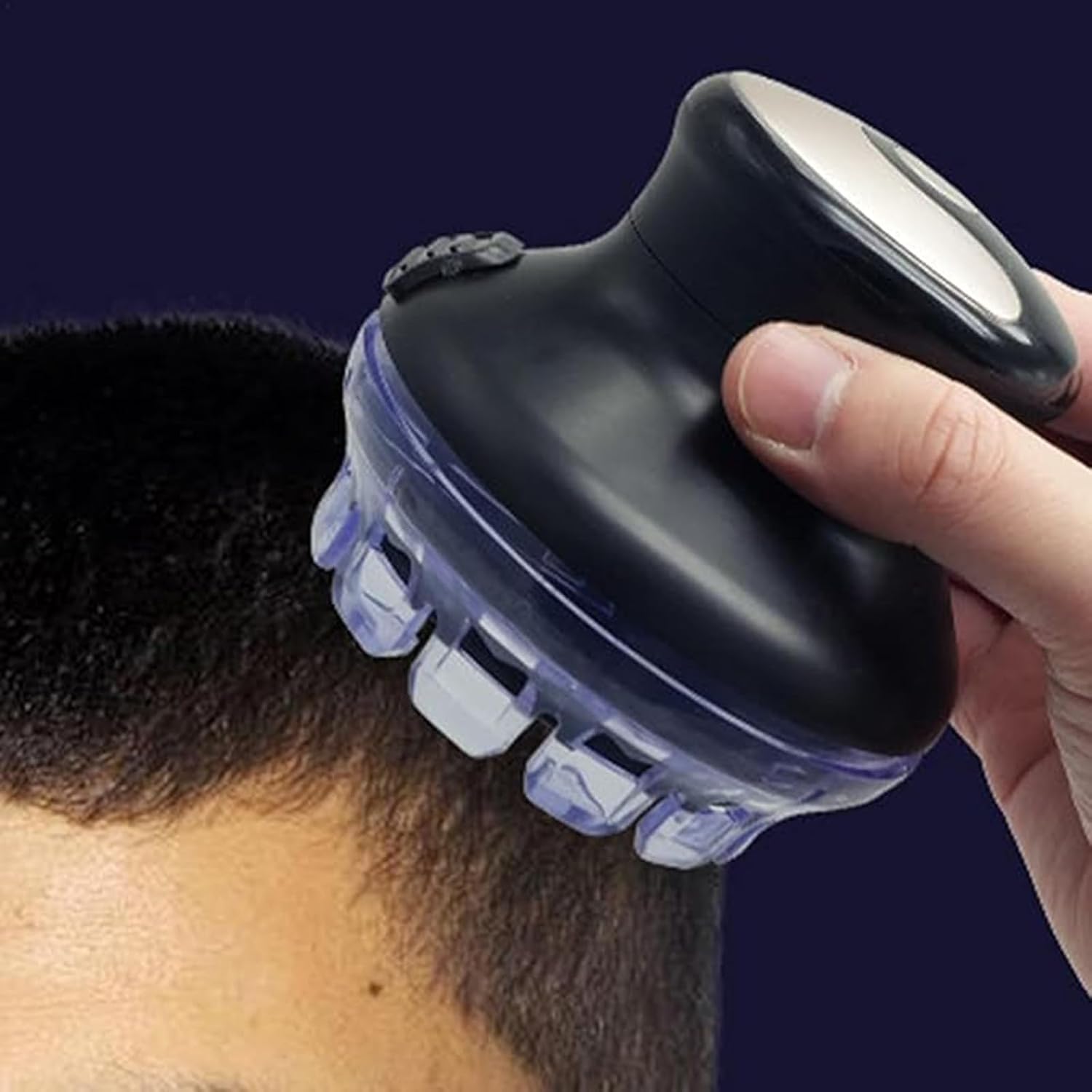 Hair Clipper for Self-Haircut Electric Trimmer Portable Cordless Rotary Shaver Tool Set with 2 Guide Combs Rechargeable Hair Clippers for Men