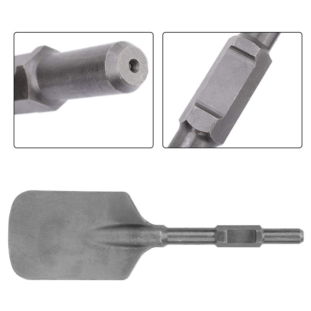 Broca de Cincel Acero Cromado Termorresistente 135mm+ Compatibilidad Universal Martillos El¨¦ctricos Obras Construcci¨®n Herramientas Obras P¨²blicas