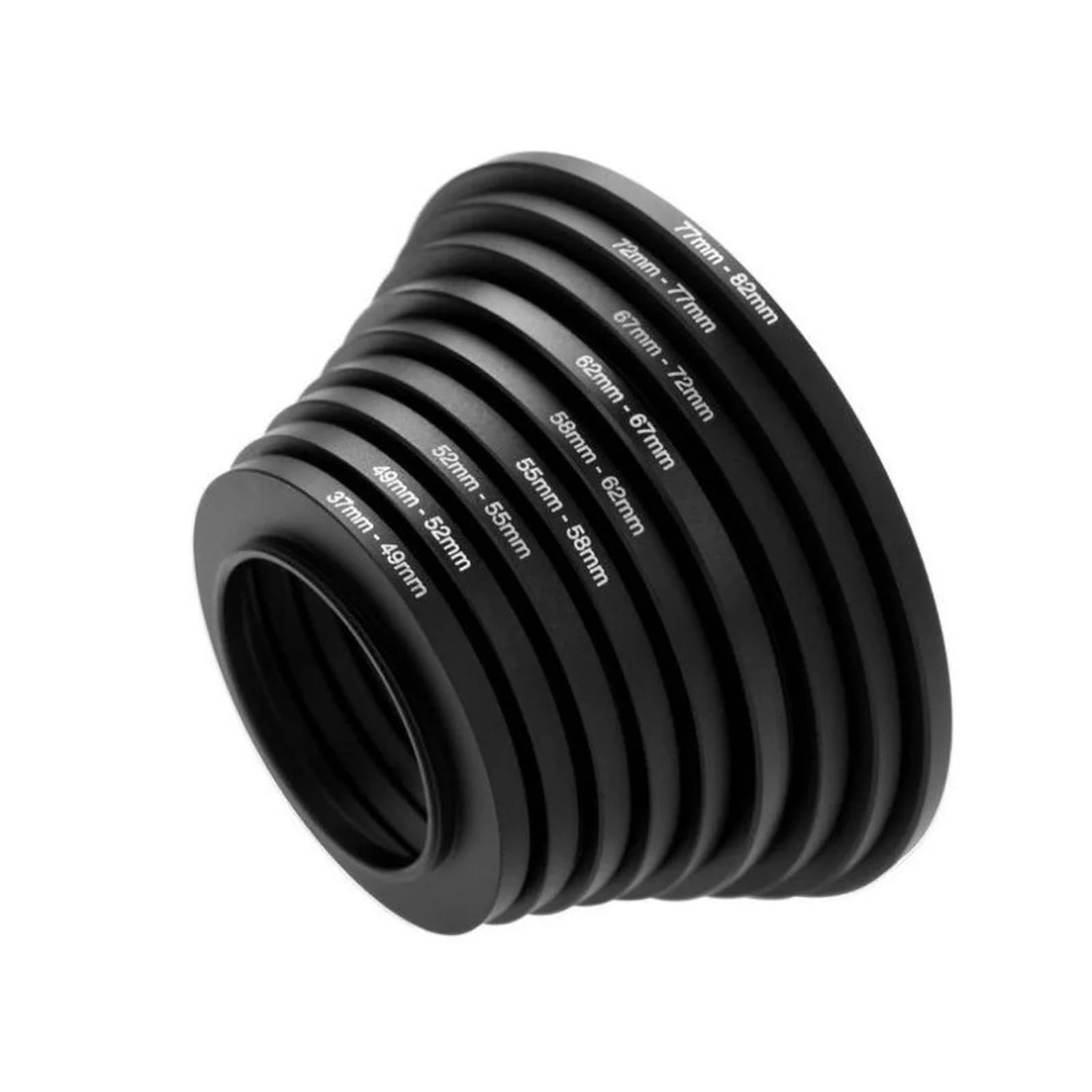 Juego de filtros adaptadores de Lentes con Anillos elevados de Metal