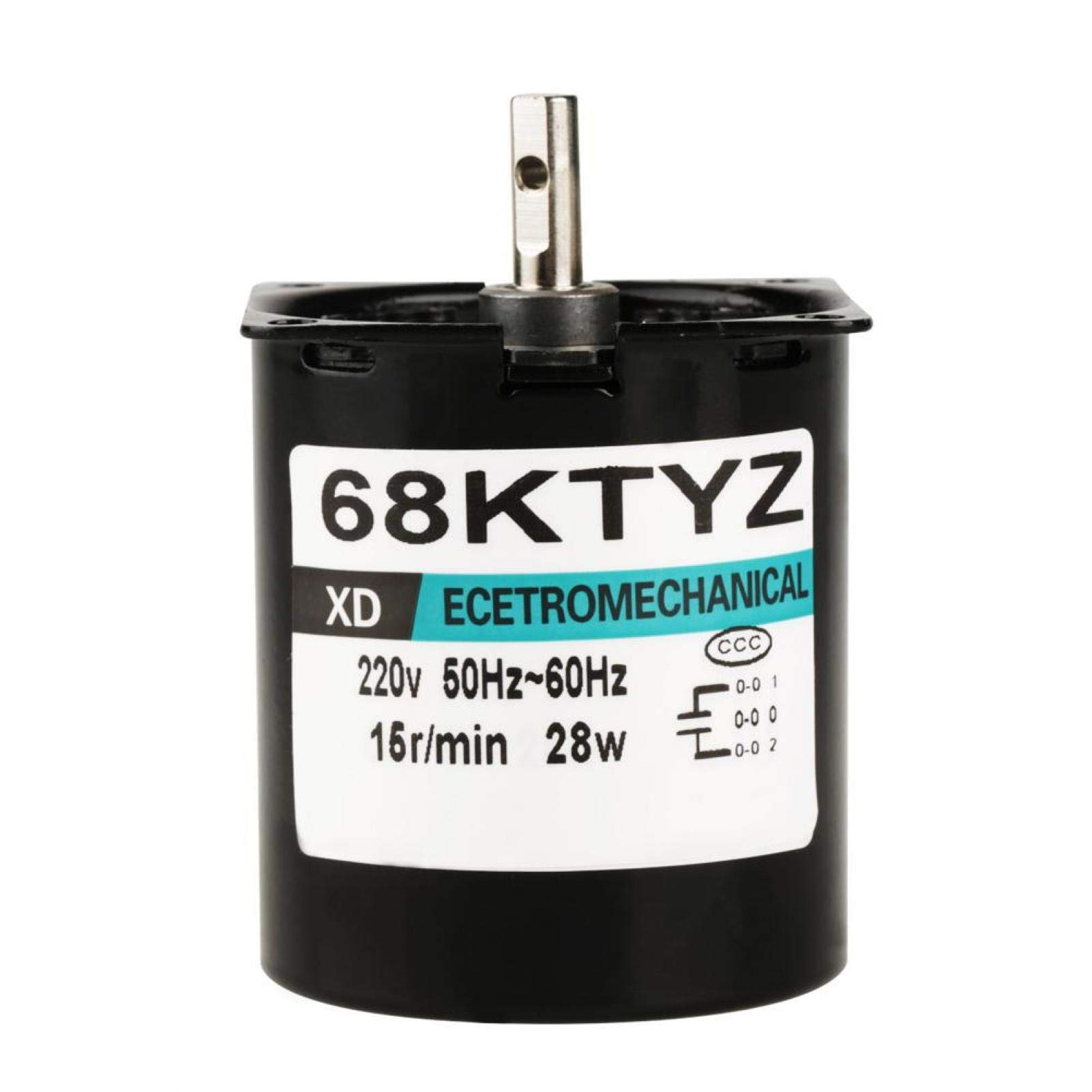 1pc 68KTYZ 28W Vollmetallgetriebe Synchronmotor 220VAC 8mm exzentrische D- Welle 1pc 68KTYZ 28W Vollmetallgetriebe Synchronmotor 220VAC 8mm exzentrische D- Welle