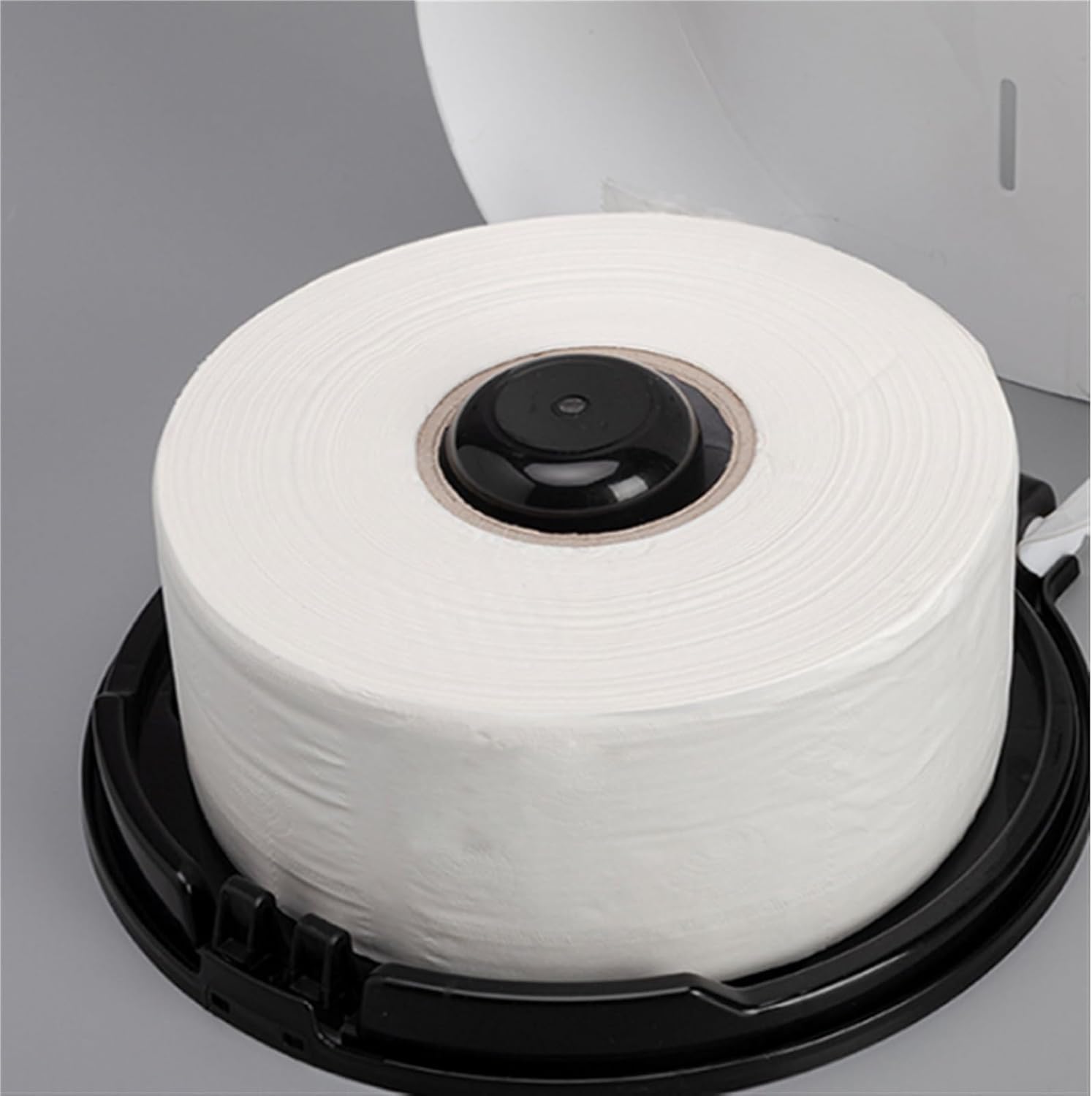 HLTYGWX Dispenser di Carta igienicaDistributore di Carta igienica Senza Perforazione Staffa per Dispenser di Carta igienica per Rotolo Singolo Montato a Parete, portarotolo di Carta igienica(Wit)