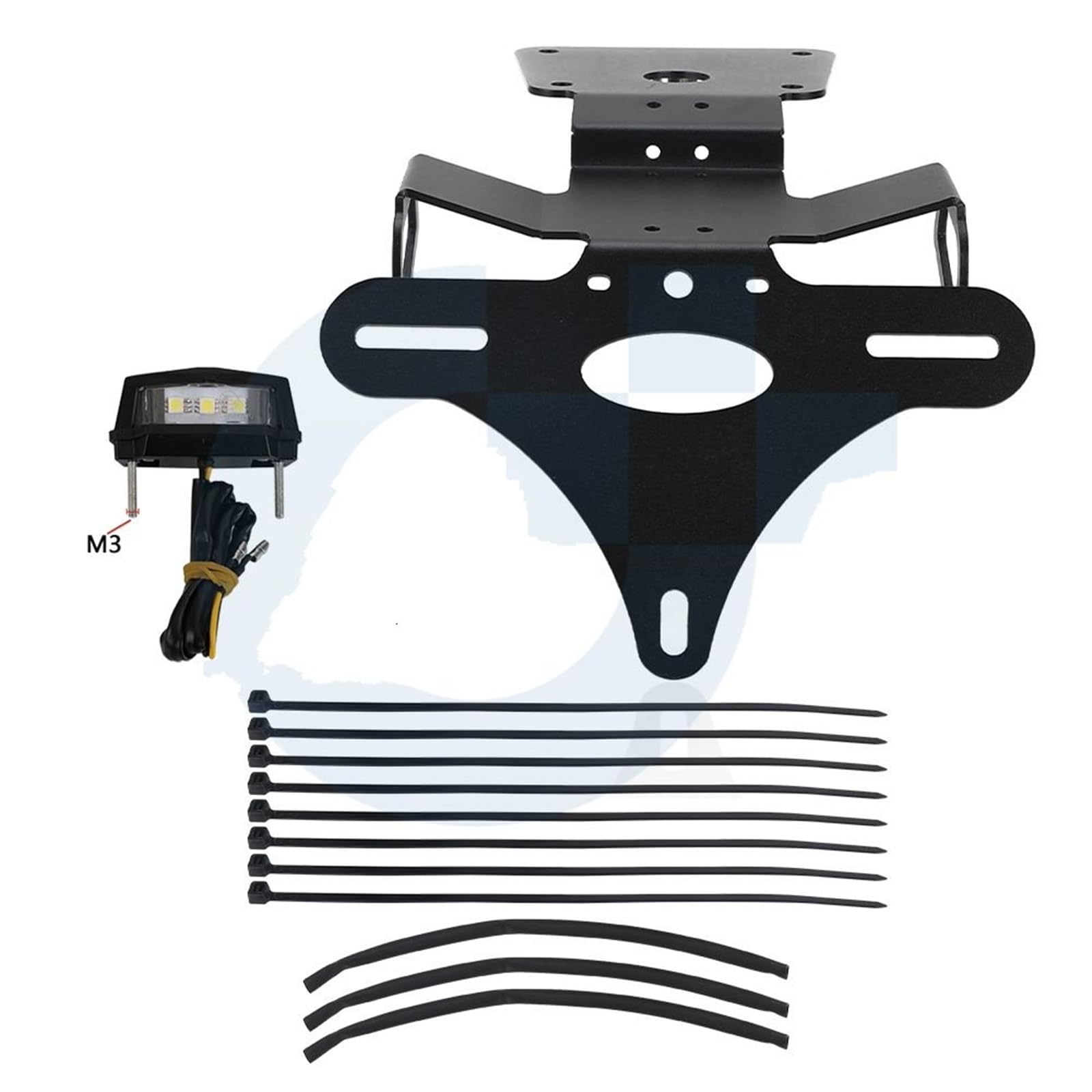 Supporto Portatarga Posteriore Con Staffa Per Fanale Posteriore Per Z650RS 2021-2022-2023-2024-2025 2026
