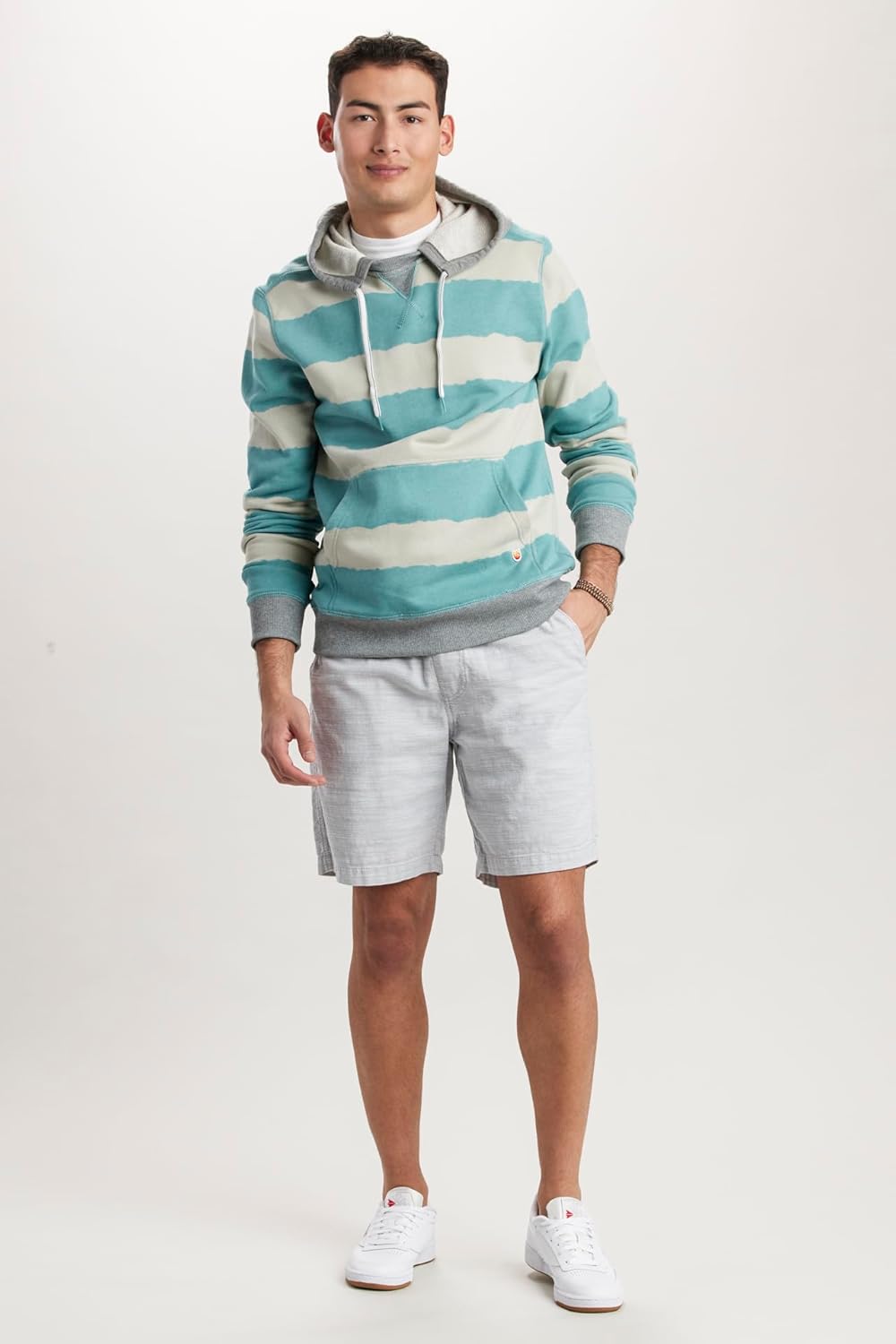 Marina Cotton Slub Elastic Pull-On Shorts - Image 2