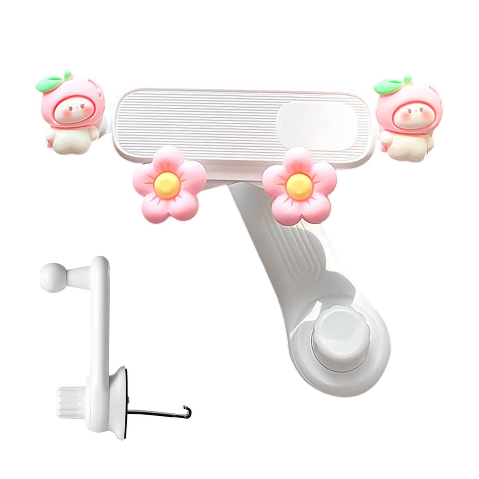 Amazon.co.jp: かわいい自動車電話ホルダー - 360°調節可能な