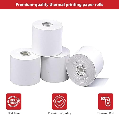 Miniatura 6 de Staples 911869 Rollos térmicos para caja registradoraposición 3 18 pulgadas x 273 pies 50cartón (18297-Cc)