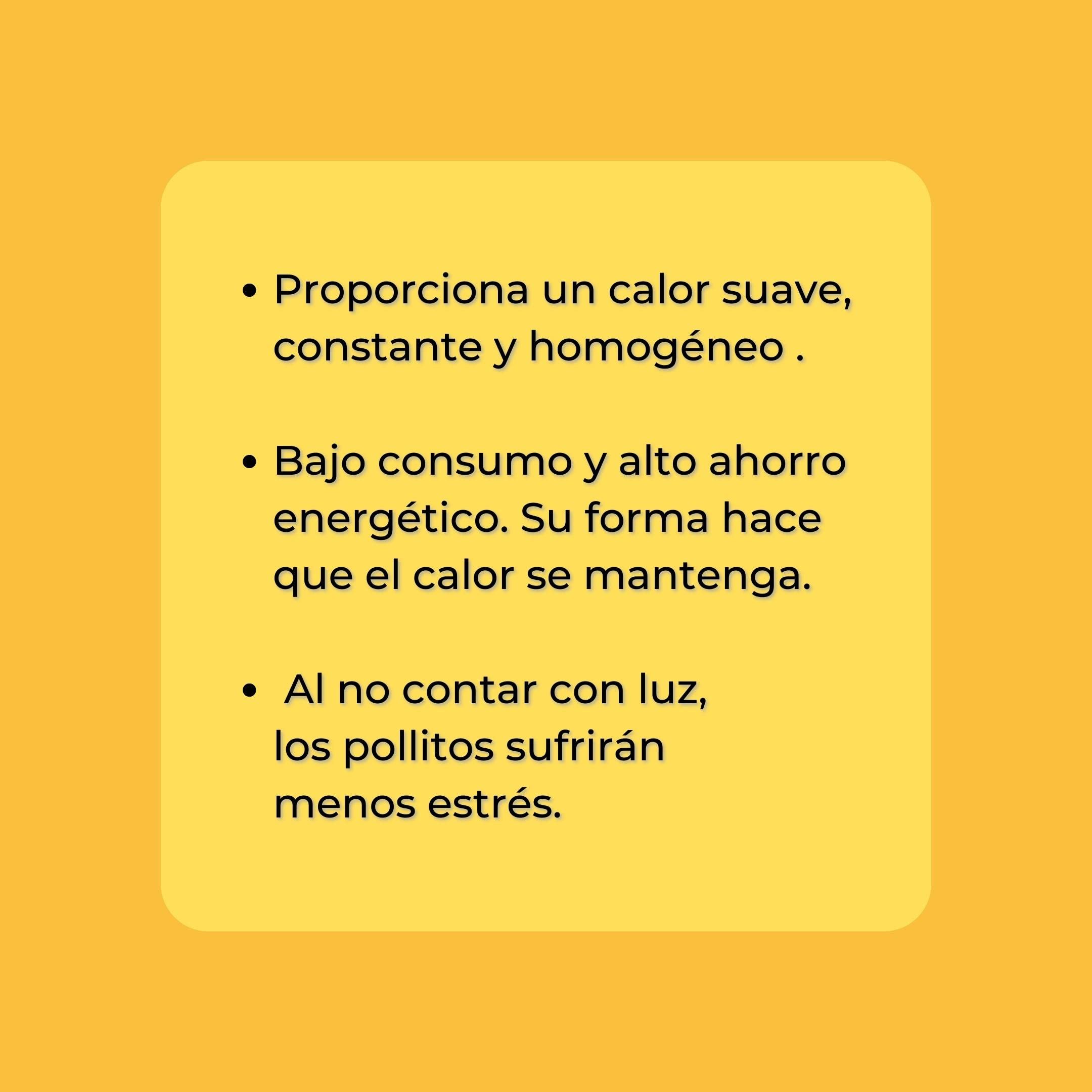 FINCA CASAREJO Criadora de Pollitos Brinsea EcoGlow de 12 W (bajo Consumo) para 20 Pollitos