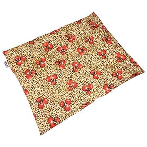 Cojín de huesos de cereza de 40x50 cm ideal para relajarse en el sofá
