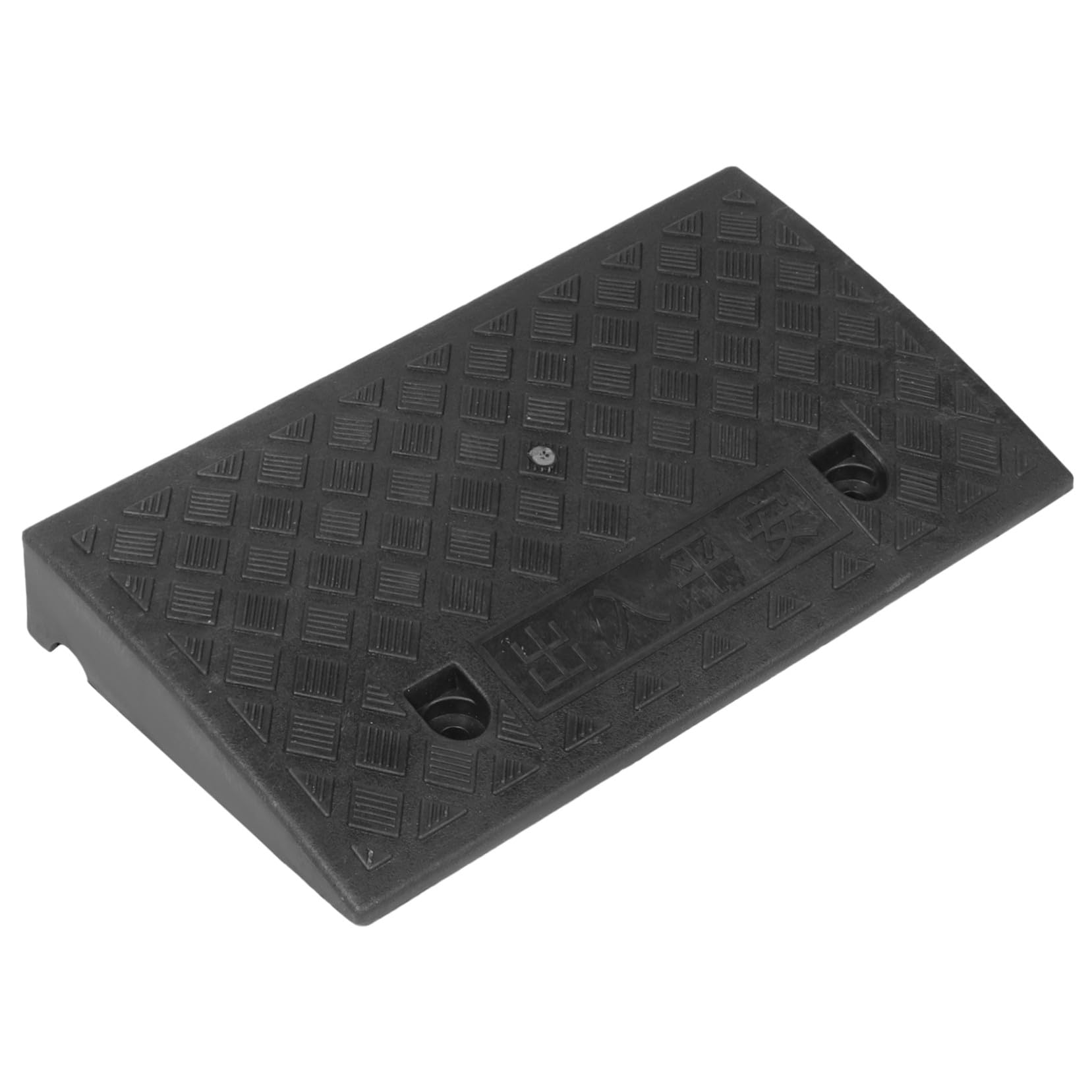 Rampa in Gomma Plastica Portatile per Carichi Pesanti, Rampa di Pendenza Leggera per Marciapiede, Accesso Veicoli e Motociclette, Resistente All'abrasione e Facile da Installare,