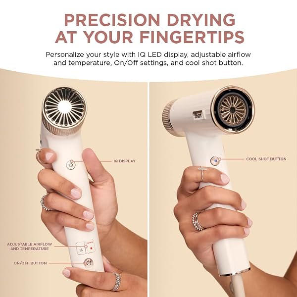 Shark Hair Dryer SpeedStyle RapidGloss Finisher and High-Velocity, Ionic Hair Blow Dryer with IQ Speed Styling and Drying Suite, No Heat Damage, Best for Curly and Coily Hair, Silk, HD332 by Shark - Image 8
