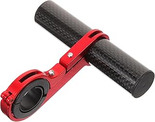 Milisten Bicycle Handlebar Extension Bracket Metal for Additional Bicycle Lights and Accessories Easy Installation for Lights Torches