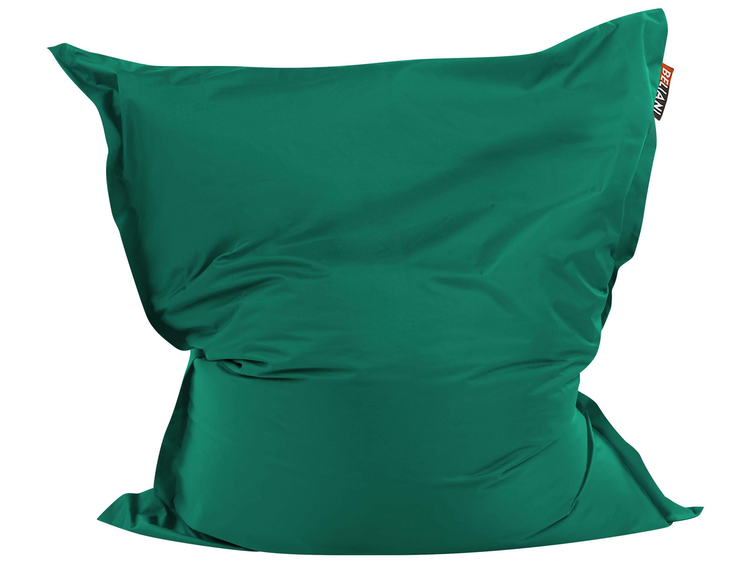 Moderne Sitzsackhülle Extra Groß Nylon mit Reißverschluss Wasserdicht Langlebig für Innen und Außen 140 x 180 cm Grün Fuzzy