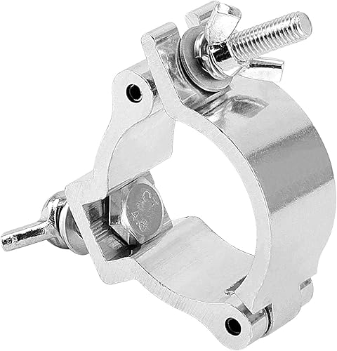 Miniatura 3 de Paquete de 12 abrazaderas de luz de escenario, abrazaderas de aluminio 6061 para armadura de escenario, abrazadera de gancho para barra, teatro y