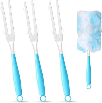 3 Pack Replacement Duster Handles Compatible with Swiffer Duster Refills, Detachable & Reusable Plastic Dusting Wands,Handle Only