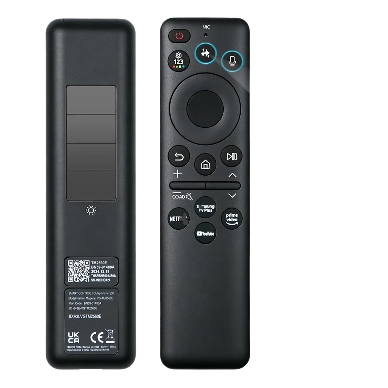 1 Unidad de Control Remoto por Voz Solar BN59-01480A TM2360E AI Nuevo