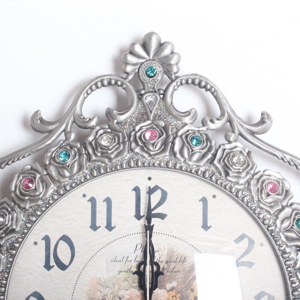 電波時計 掛け時計 303振り子時計シルバー/インテリア Amazon.co.jp: 電波時計 掛け時計 303振り子時計シルバー/インテリア