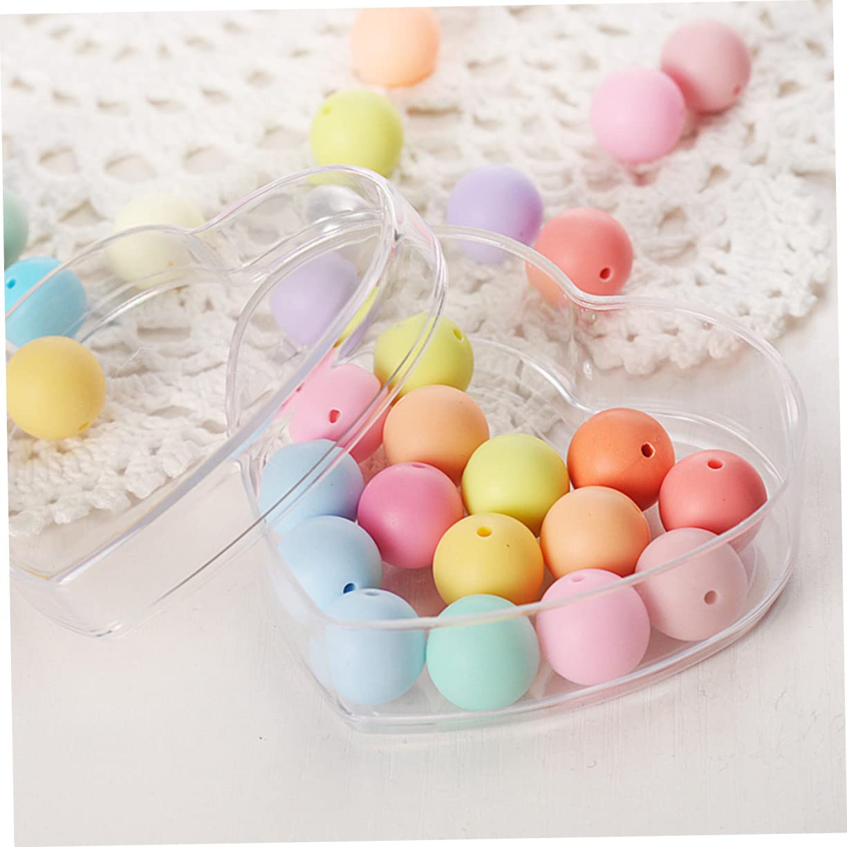 Tofficu 3 Set Scatole Di Cioccolatini Da Matrimonio Scatolino Portaconfetti Scatole Trasparenti X Bomboniere Porta Anelli A Cuore Di Caramelle Per Feste 5 Pezzi * 3